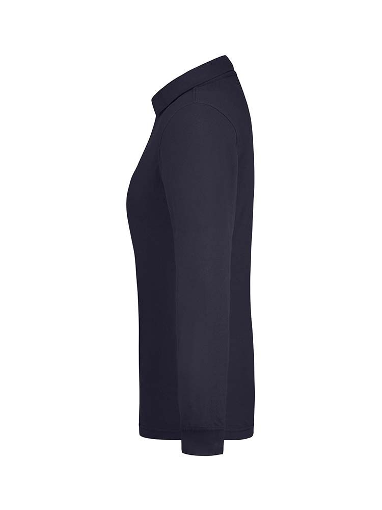 Ladies Workwear Polo Shirt Pocket Longsleeve Essential