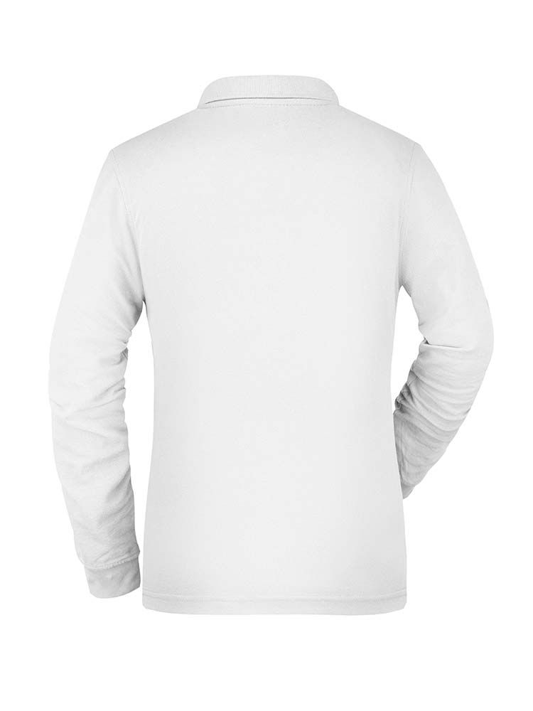 Ladies Workwear Polo Shirt Pocket Longsleeve Essential