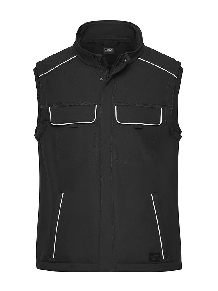Workwear Softshell Vest Solid