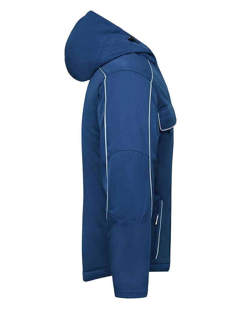 Arbeits Winterjacke gefüttert von Solid – wind- & wasserabweisende Softshell mit Fleecefutter