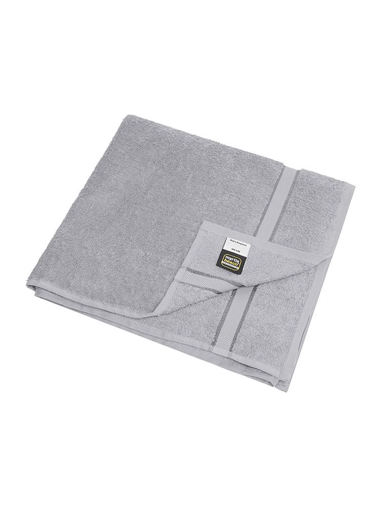 Badetuch in hellgrau