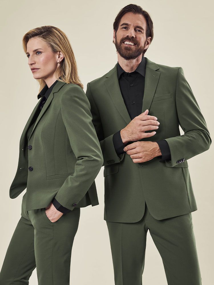 Herren Sakko Olivgrün