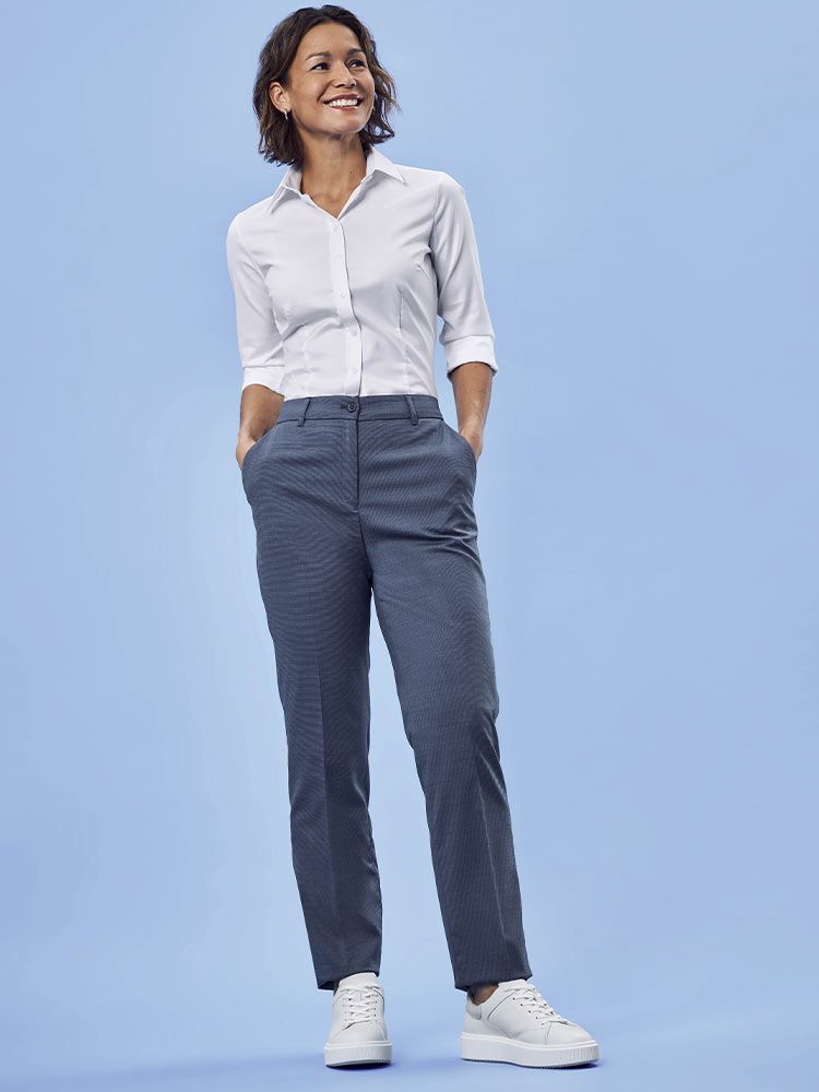 Moderne Damen Hose Blau