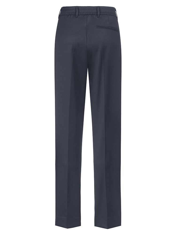 Business Hose Damen Dunkelblau Regular Fit mit hoher Leibhöhe