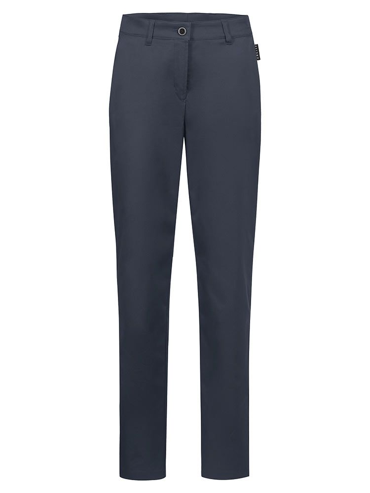 Dunkelblaue Chinohose Damen – bequeme Berufshose in Regular Fit für Gastronomie und Service
