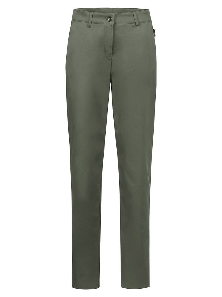 Olivgrüne Chino Damen