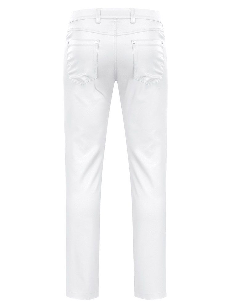 Weiße Hose Herren im Regular Fit – 5-Pocket-Schnitt von Greiff, geeignet für Beruf und Freizeit