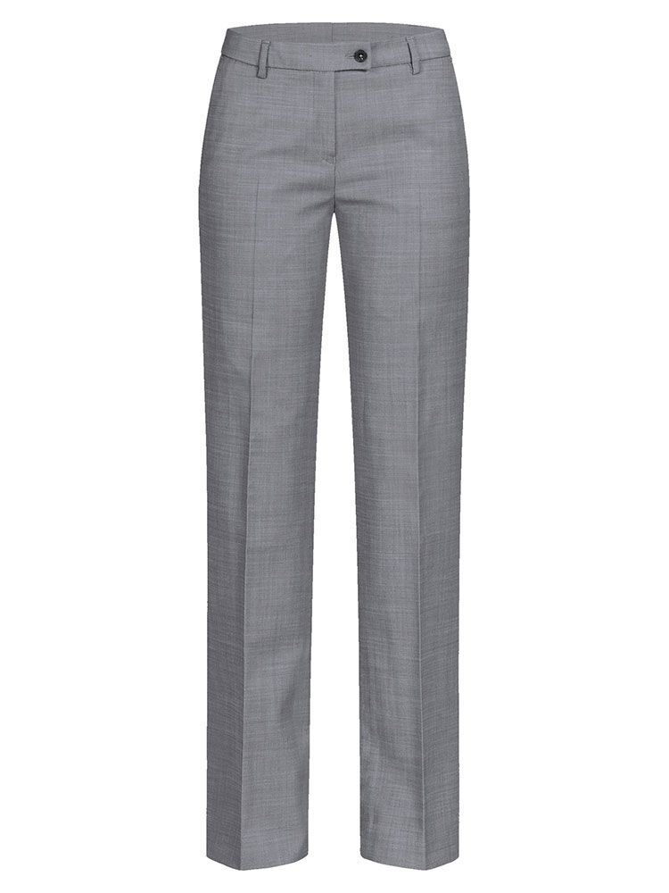 Moderne Damen Stoffhose Hellgrau – elegante Businesshose mit 37.5® Technologie und Stretchkomfort
