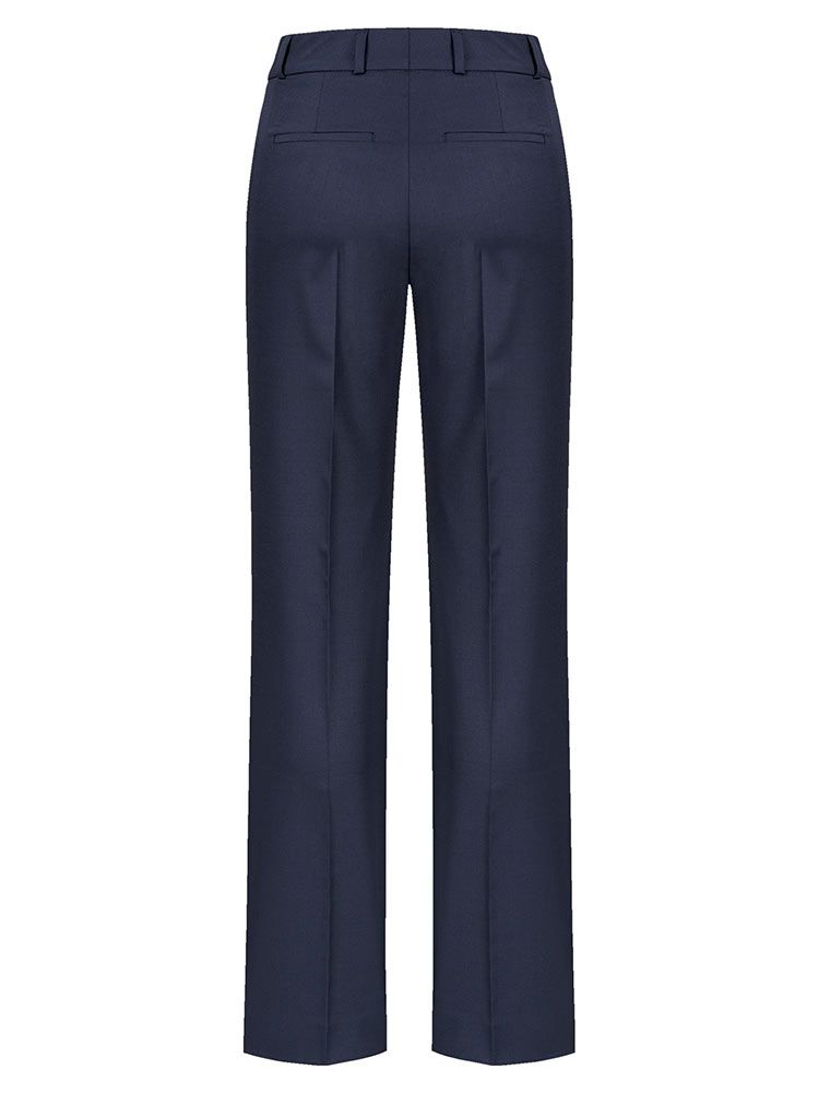 Business Damen Hose Bootcut Dunkelblau
