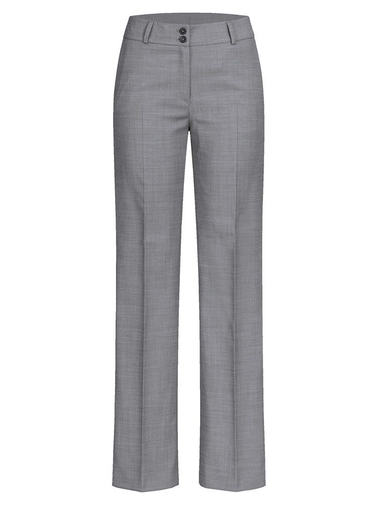 Business Damen Hose Bootcut Hellgrau