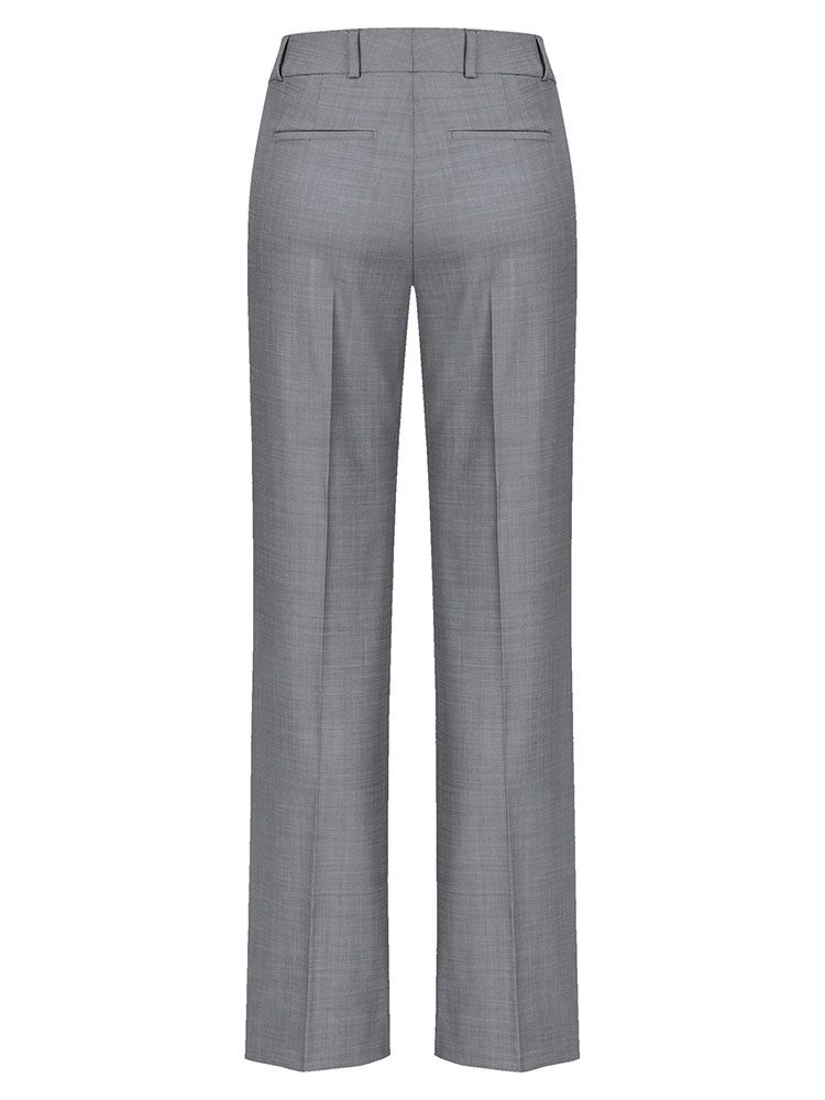 Business Damen Hose Bootcut Hellgrau