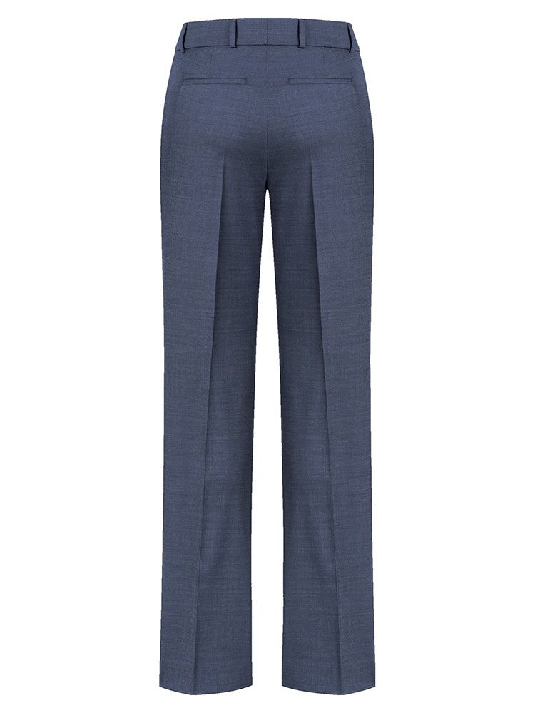 Business Damen Hose Bootcut Blau