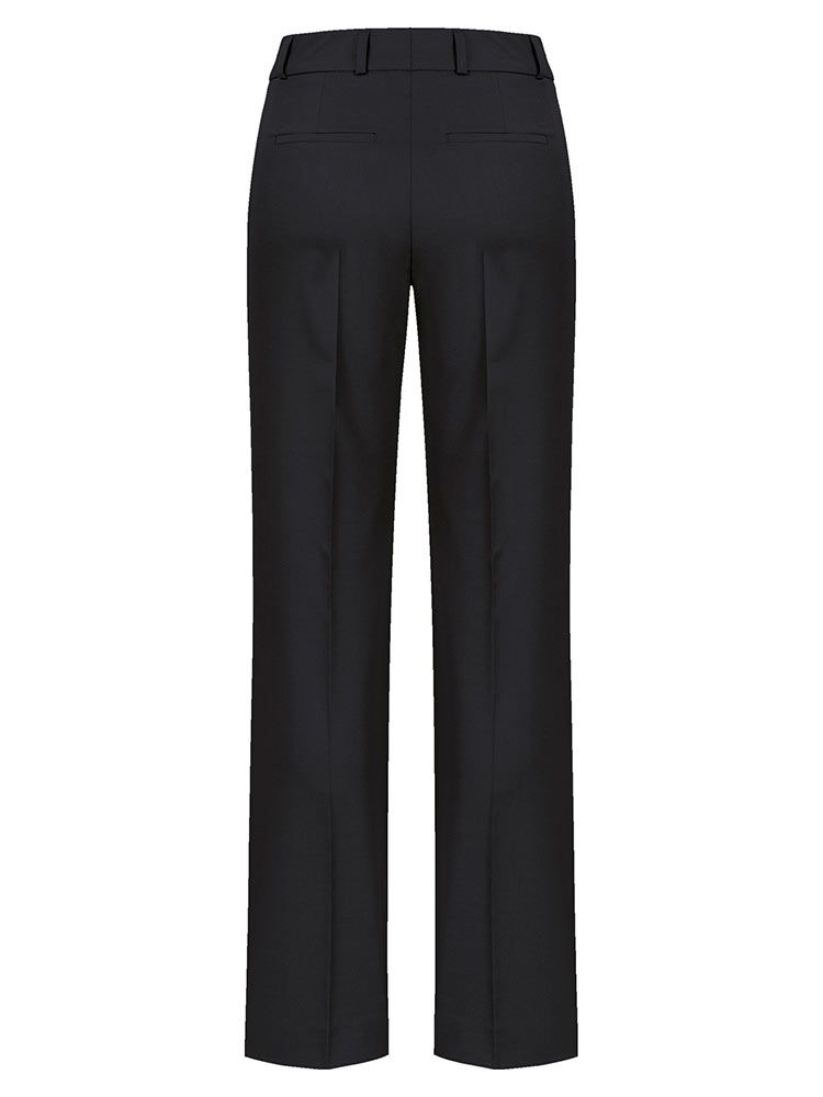 Damen Stoffhose Bootcut Schwarz, ideal für Büro, Empfang oder Messeauftritt