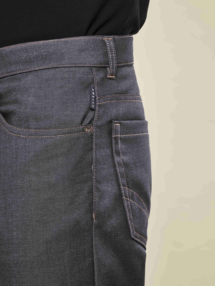 Kochhose Herren Grau