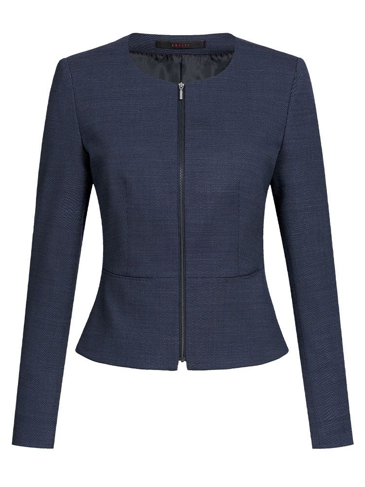 Kurzblazer Damen Blau