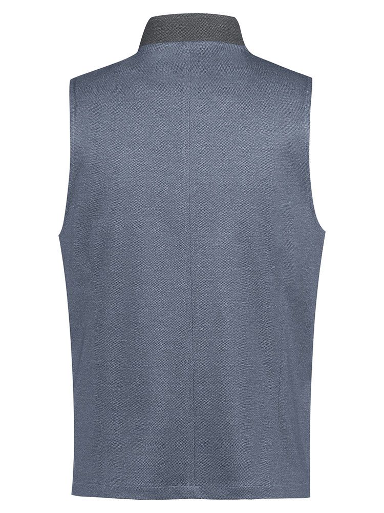 Herren Trachtenweste mit Stehkragen und 7-Knopf-Verschluss, ideal für Service und Gastronomie