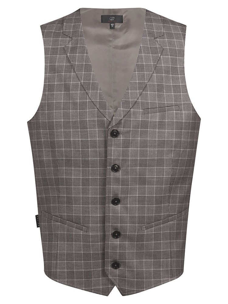 Herren-Weste Glencheck mit elegantem Muster