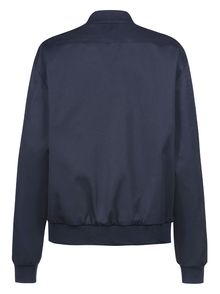 Damen Blouson Dunkelblau mit Stehkragen und Reißverschluss