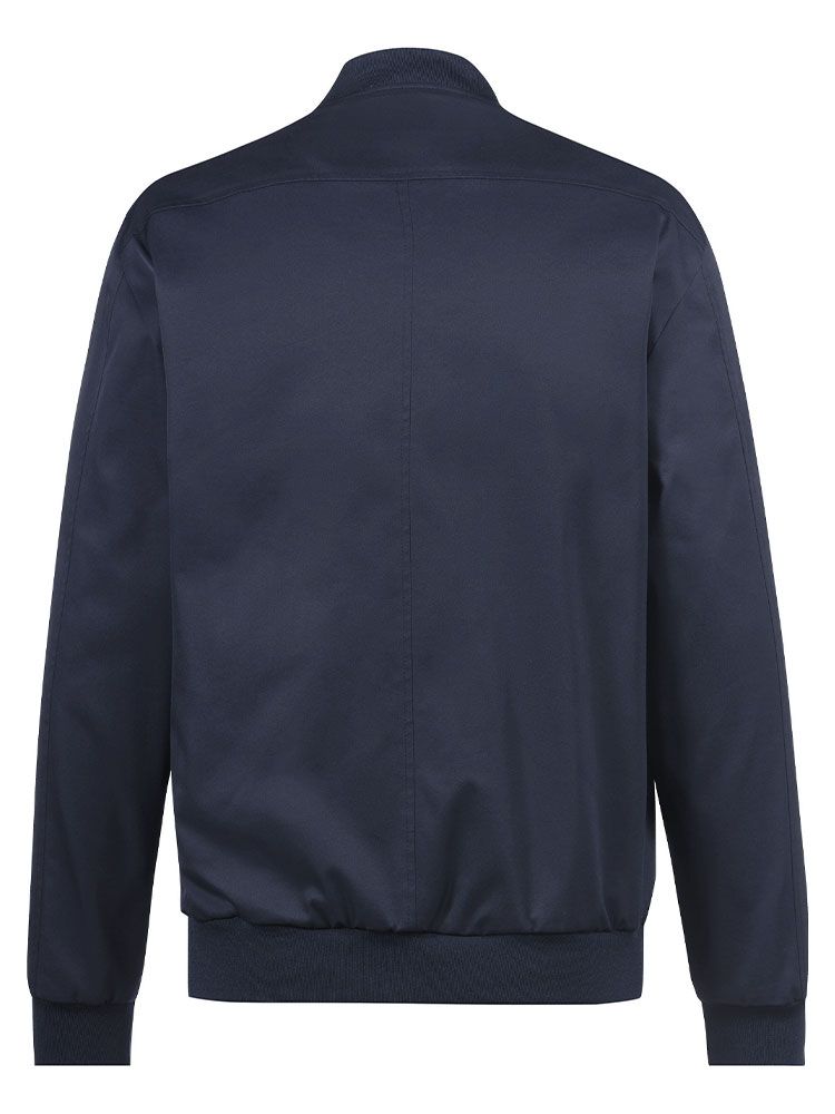 Herren Blouson Dunkelblau mit Stehkragen und Reißverschluss