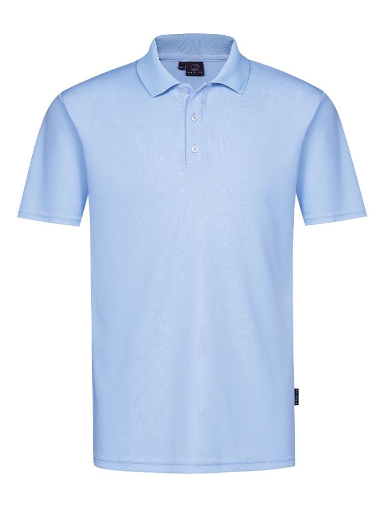 Blaues Herren Poloshirt
