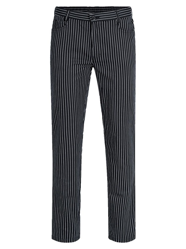 Kochhose Herren gestreift