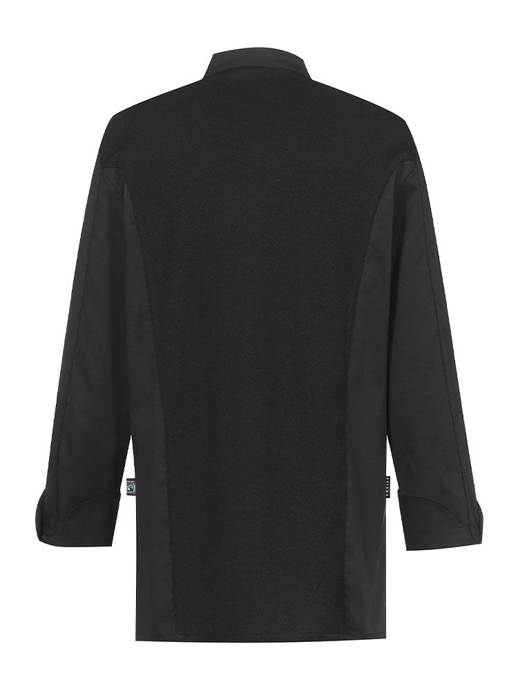 Moderne Kochjacke Herren schwarz