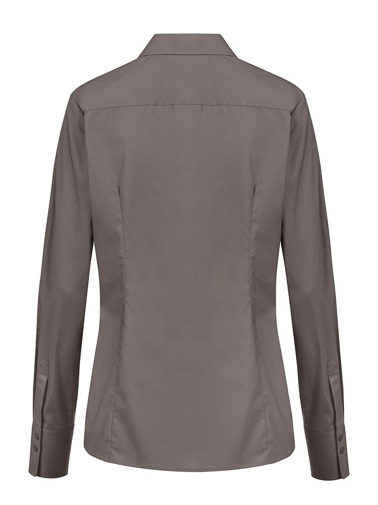 Bluse Braun Langarm für Damen