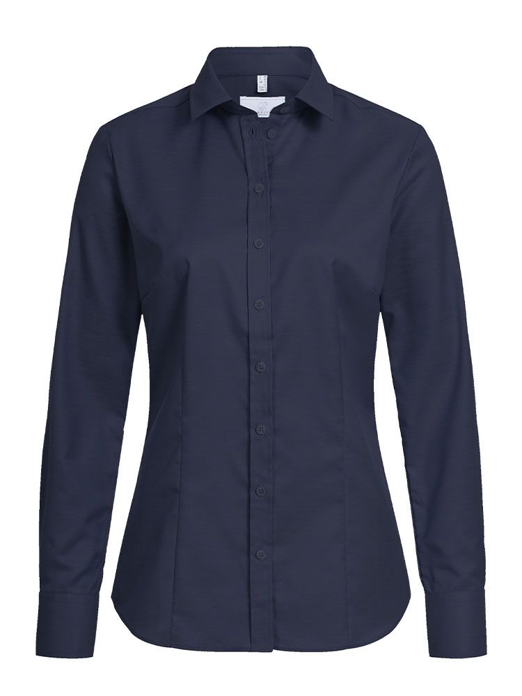 Hemdbluse Damen Dunkelblau
