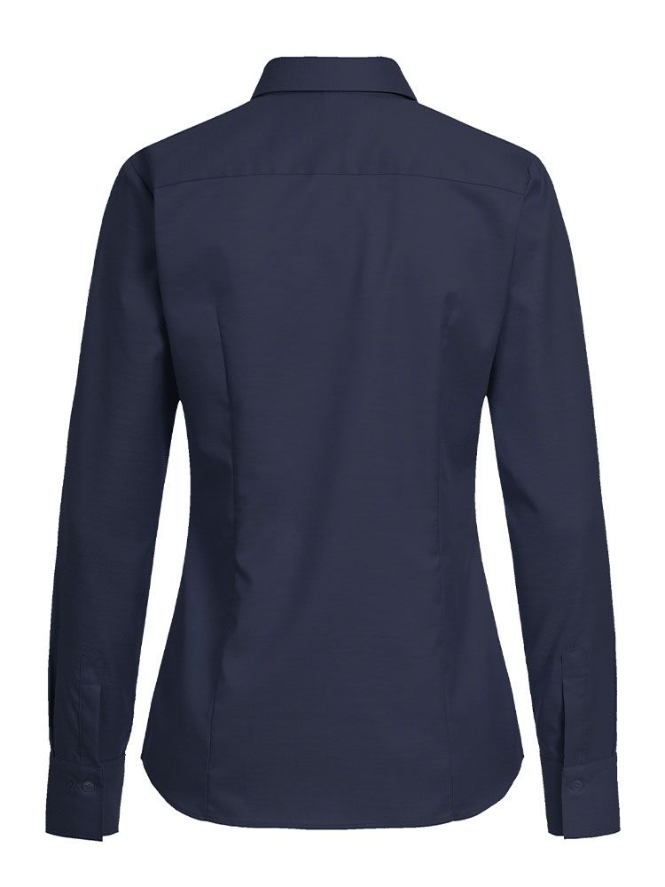 Hemdbluse Damen Dunkelblau