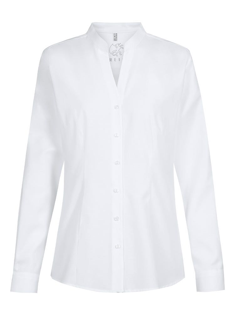 Damen Stehkragenbluse Landhaus