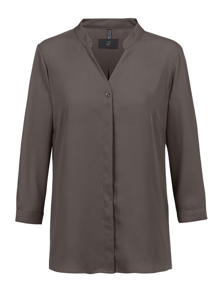 Bluse 3/4 Arm braun