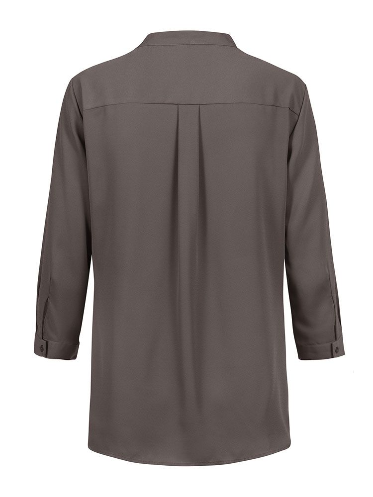 Bluse 3/4 Arm braun