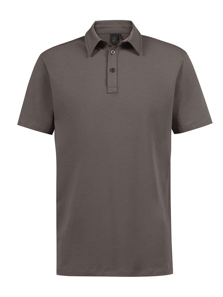 Herren Poloshirt Taupe