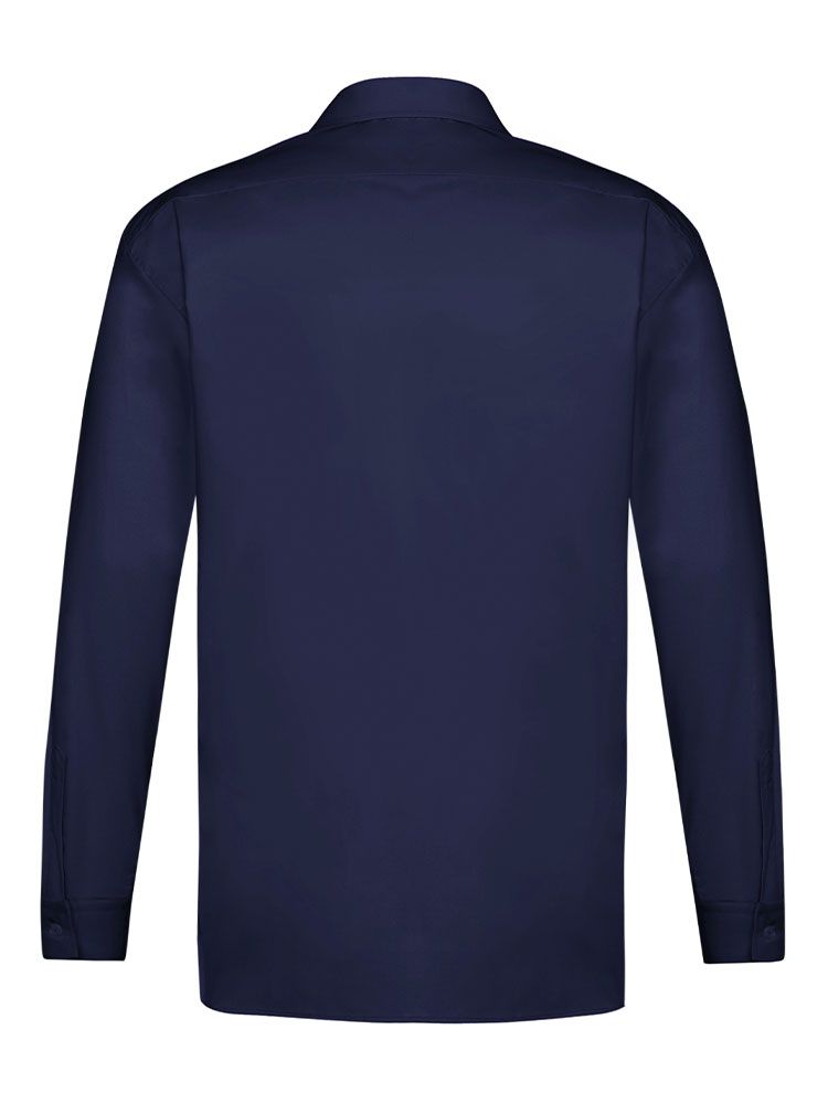 Herrenhemd langarm Dunkelblau