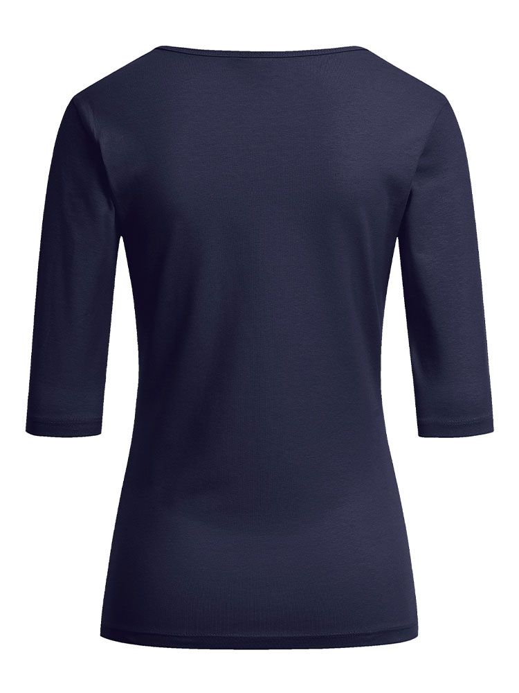 Halbarmshirt Damen in Blau, Regular Fit, Rundhals, 1/2-Arm von Greiff – ideal für Teamwear