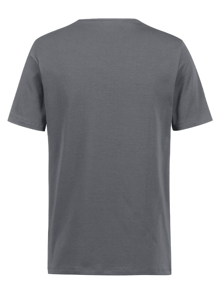 Graues Herren-Shirt Rundhals