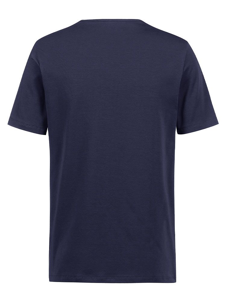 Dunkelblaues Herren T-Shirt Rundhals