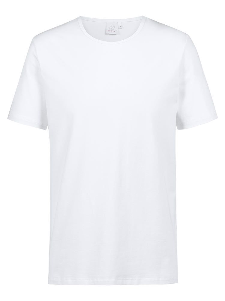 Weißes Herren-Shirt Rundhals