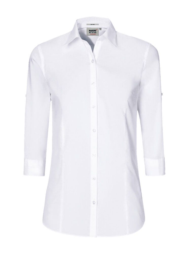 Weiße Bluse 3/4 Arm