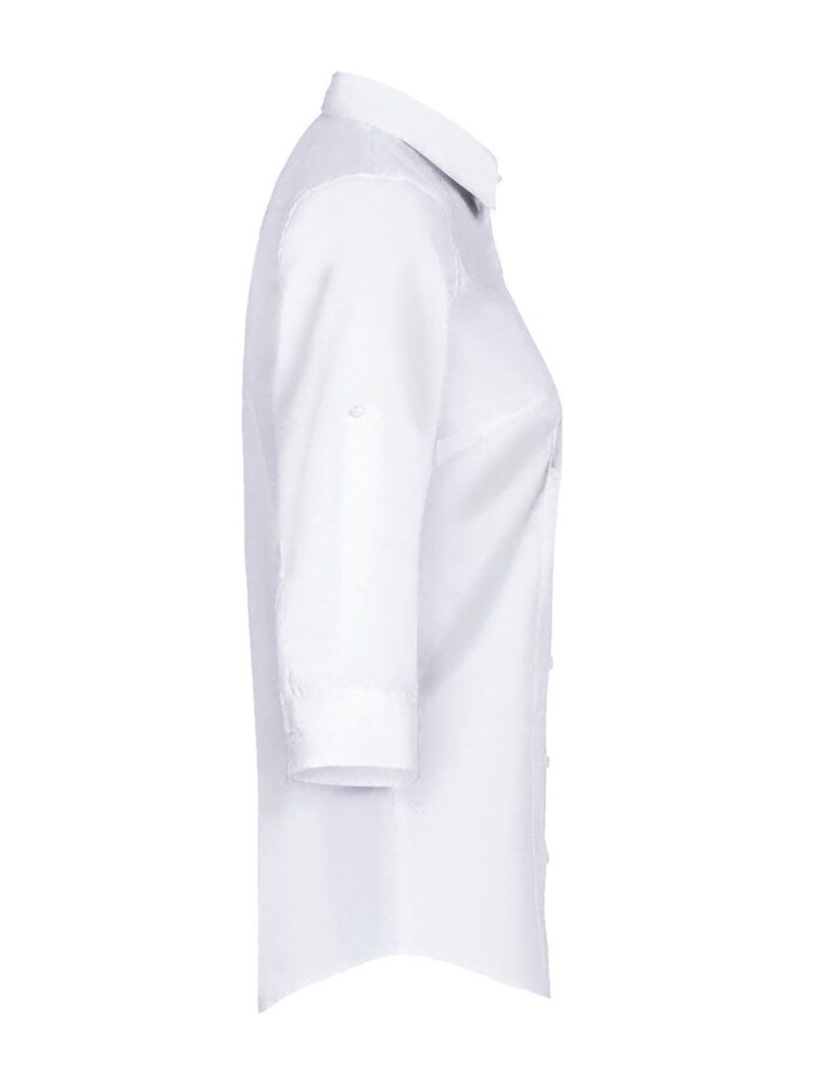 Weiße Bluse 3/4 Arm