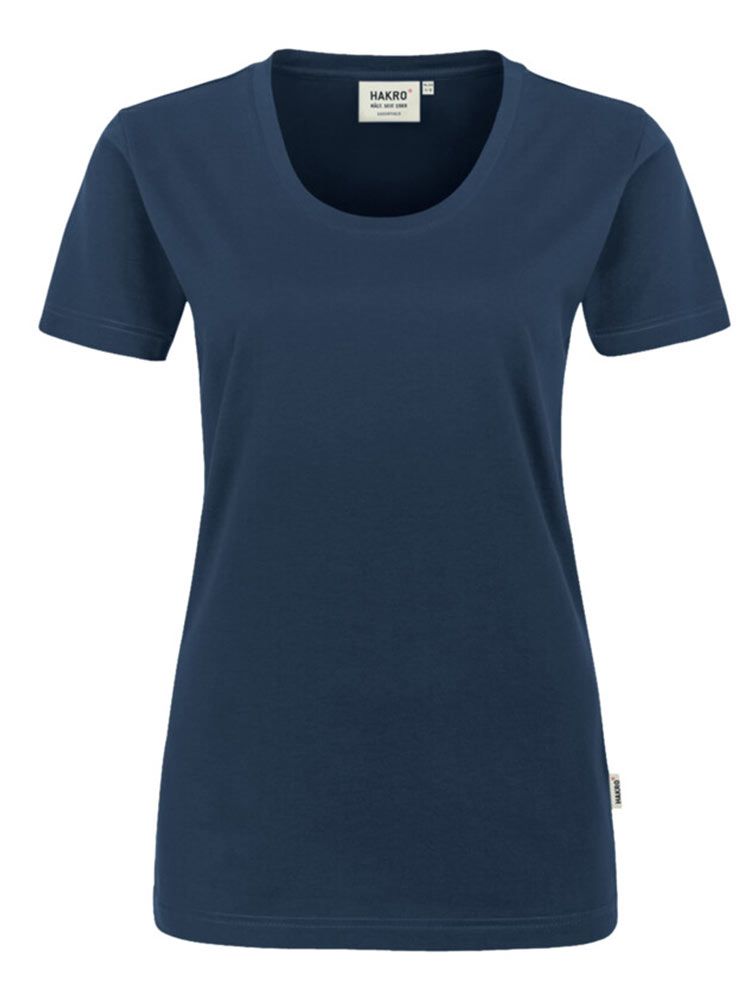 Rundhals Damen T-Shirt in Dunkelblau