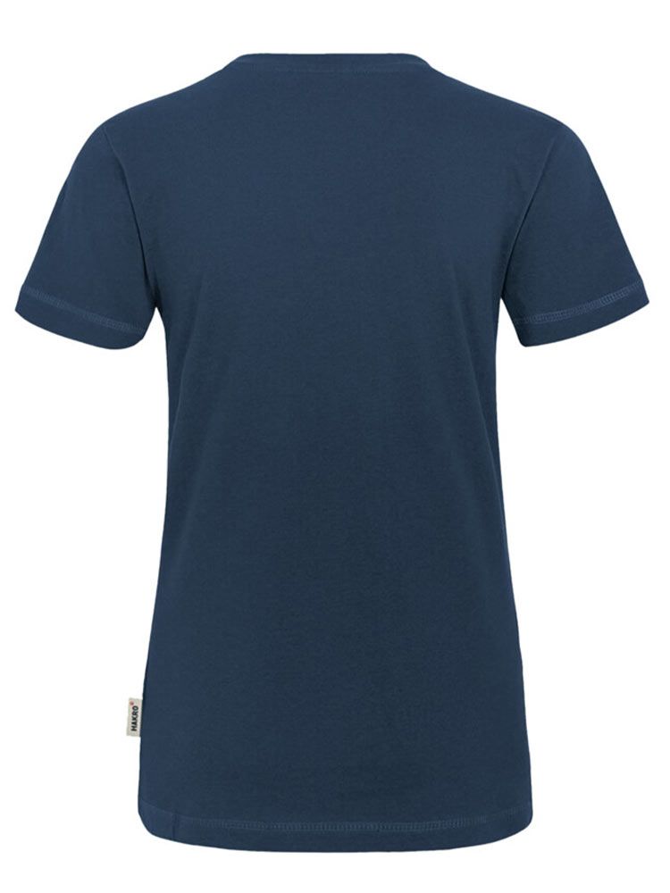 Rundhals Damen T-Shirt in Dunkelblau