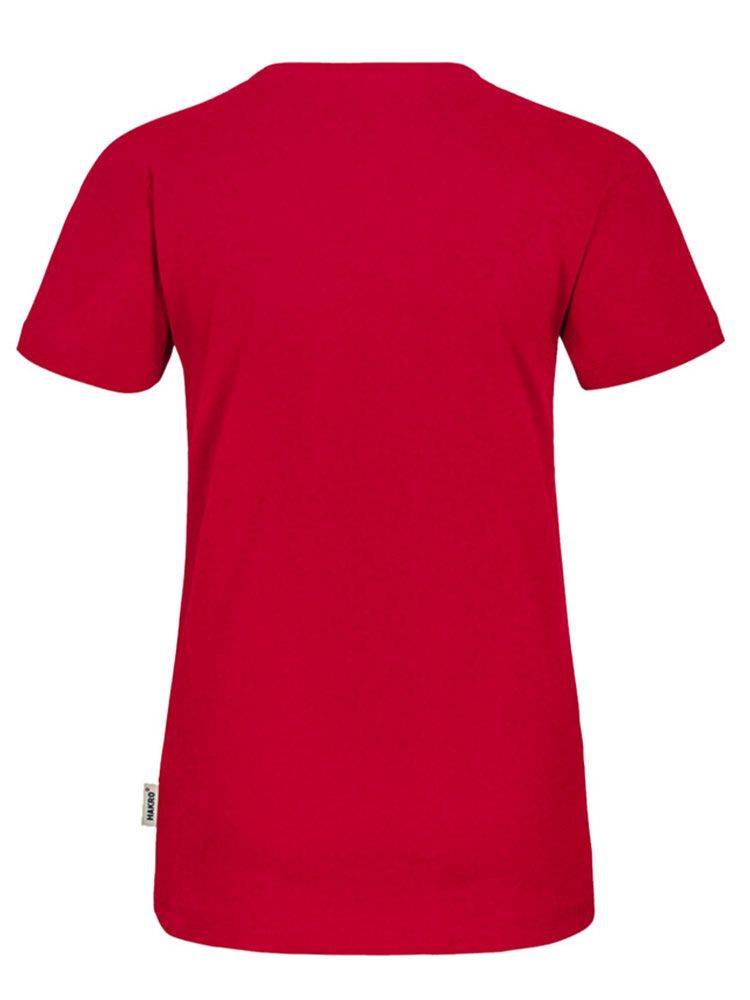 Rundhals Damen T-Shirt in Rot