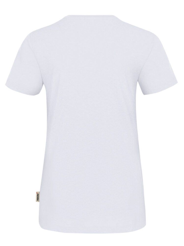 Rundhals Damen T-Shirt Weiß