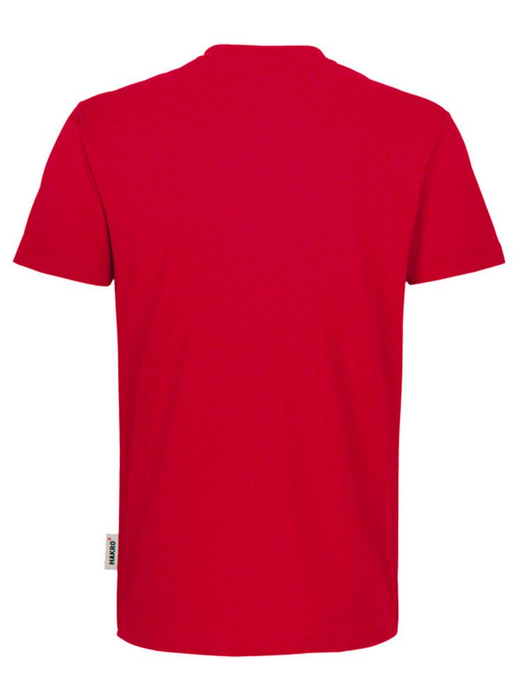 Herren V-Shirt Rot