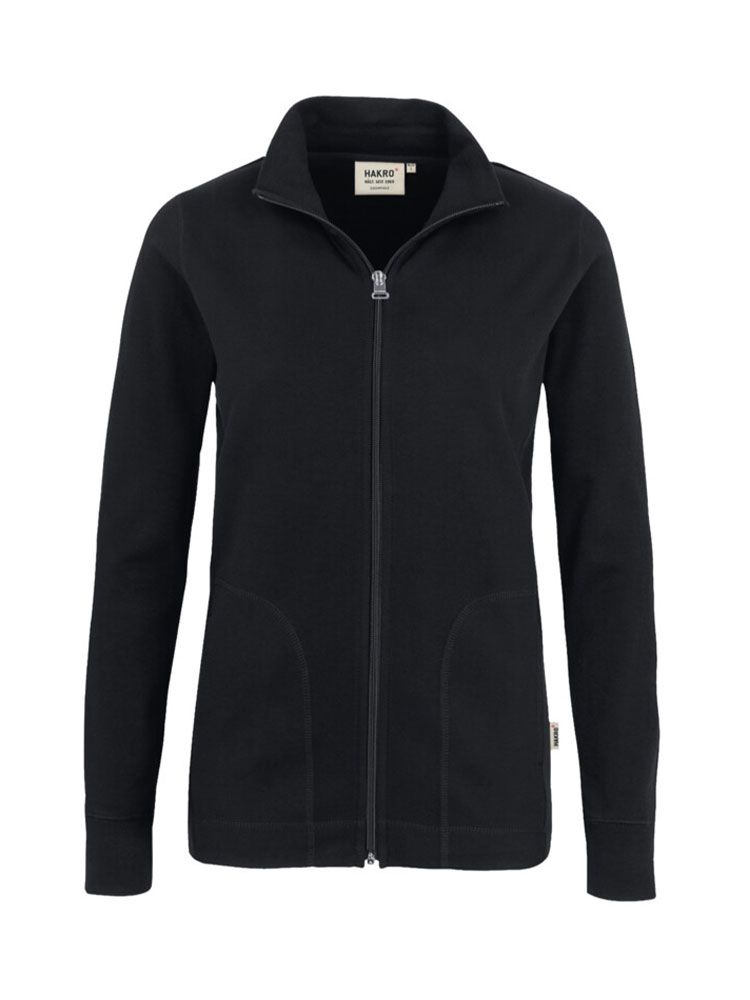 Damen Sweatjacke schwarz
