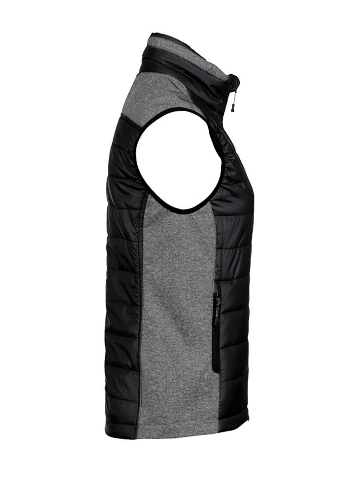 Damen Funktionsweste in Schwarz – atmungsaktiv, wasserabweisend und ideal für Arbeit, Service oder Freizeit