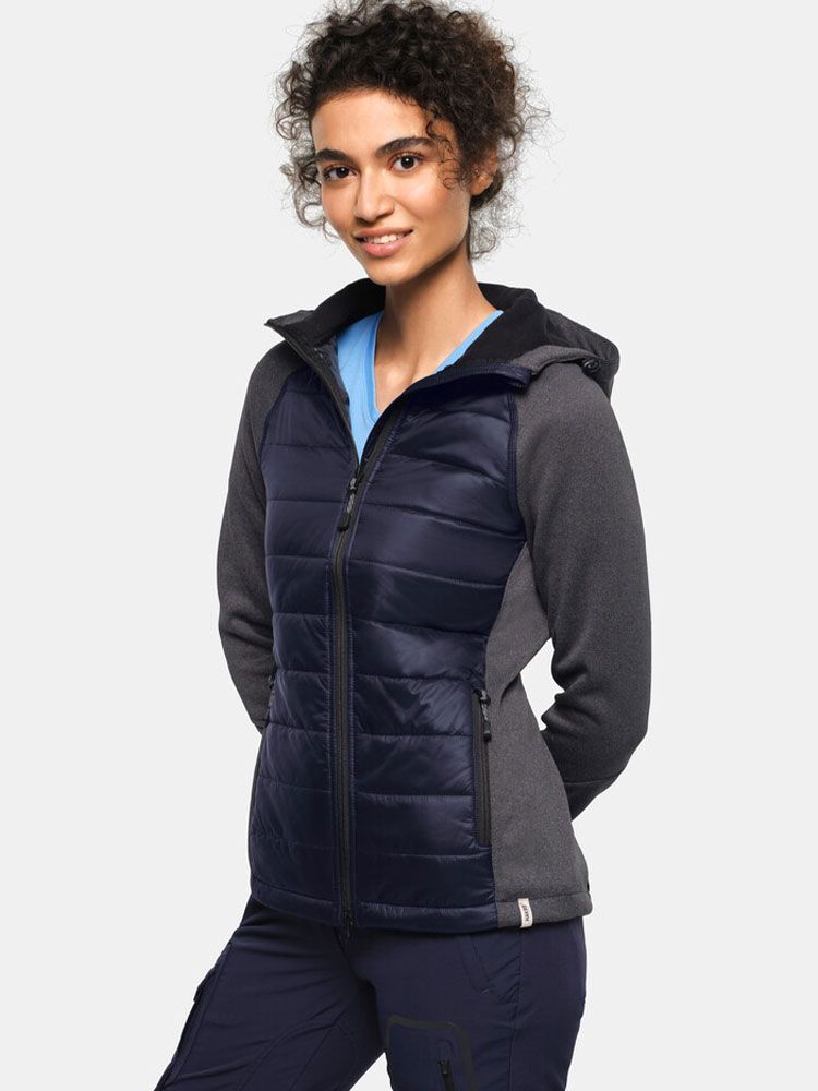 Kapuzen-Hybridjacke Damen