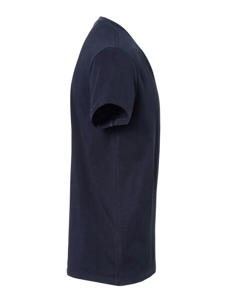 Herren V-Shirt Stretch Dunkelblau