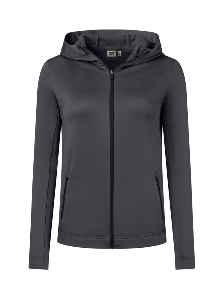 Leichte Kapuzen Jacke Damen in Dunkelgrau – ideal für Freizeit, Outdoor & Alltag
